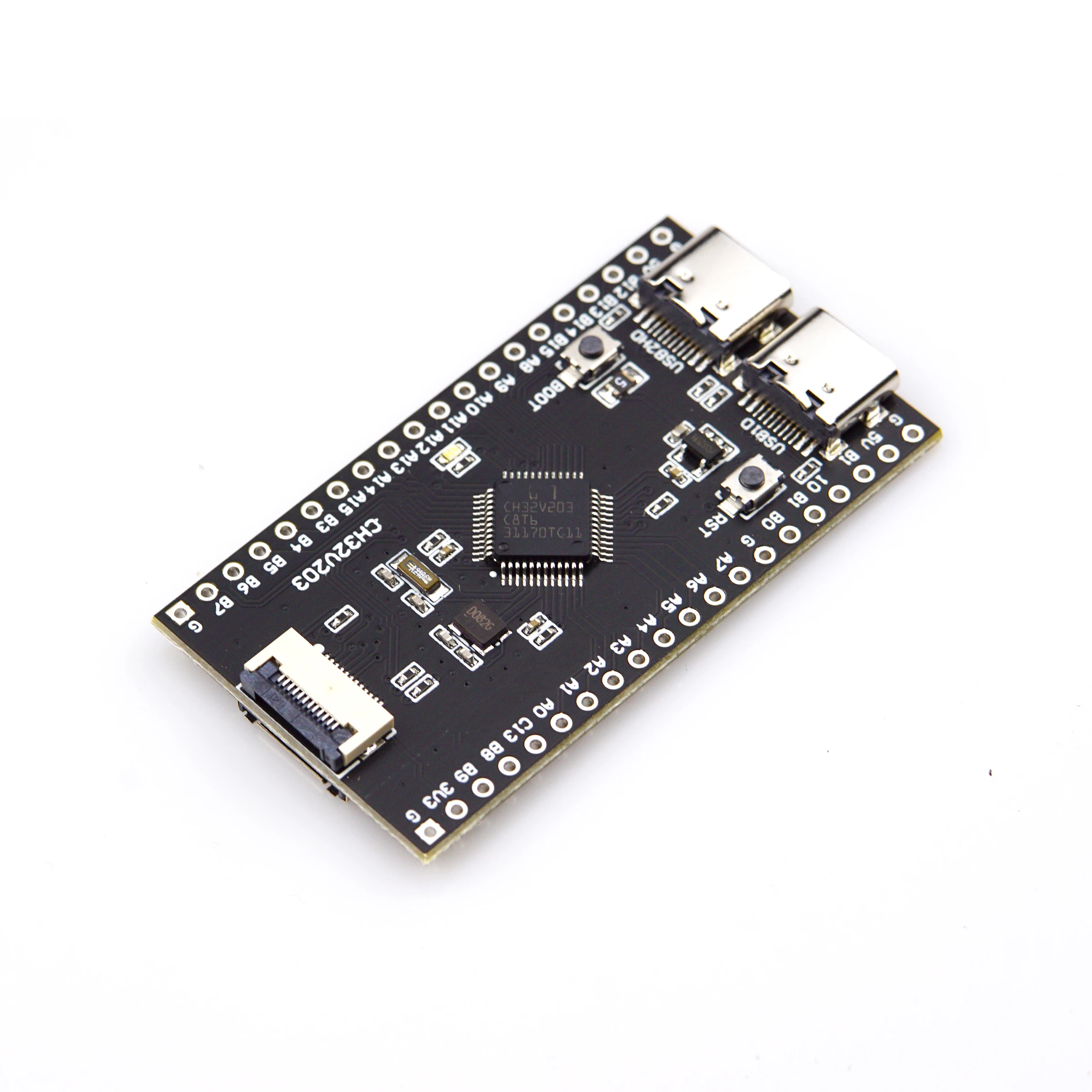 CH32V203 Development board Minimum System board Core board dual TYPE-C USB ports