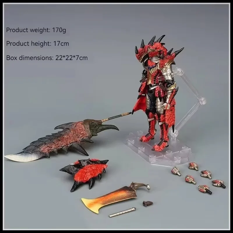 Anime Monsterhunter Lioleus Zinogre Gelede Actiefiguren Mecha Model Kit Desktop Ornament Pop Jongen Speelgoed Gift Collectible