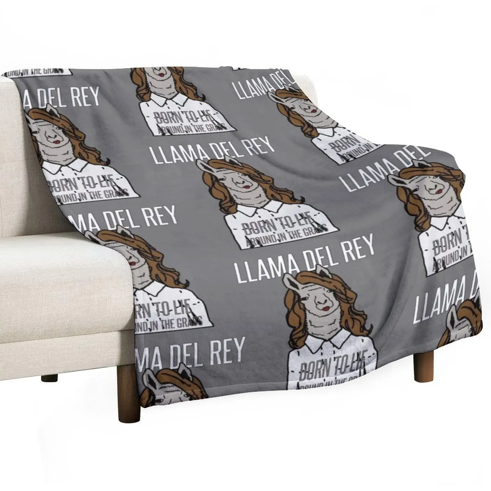Llama Del Rey Throw… - image
