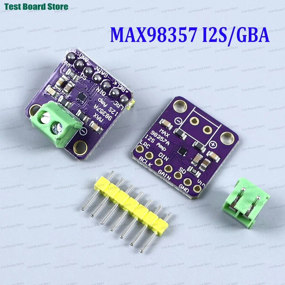 1/2/5pcs MAX98357 I2S BGA Audio Amplifier Module DAC 3W Class D I2S DAC Module Filterless Amp for ESP32 ESP8266 Raspberry Pi