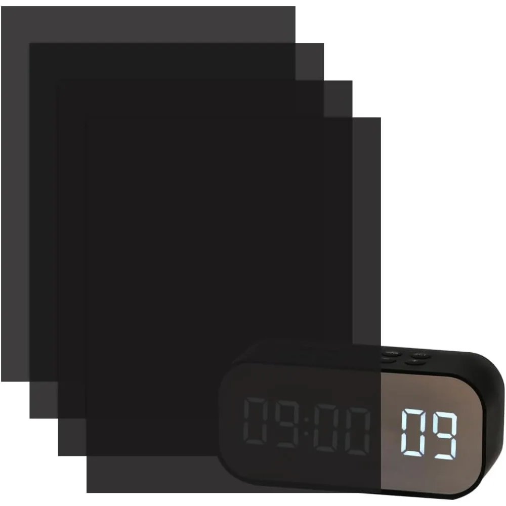 Rectangle PET LED Light Blocking Stickers LED Covers Blackout Stickers Light Dimming LED Filters for Routers