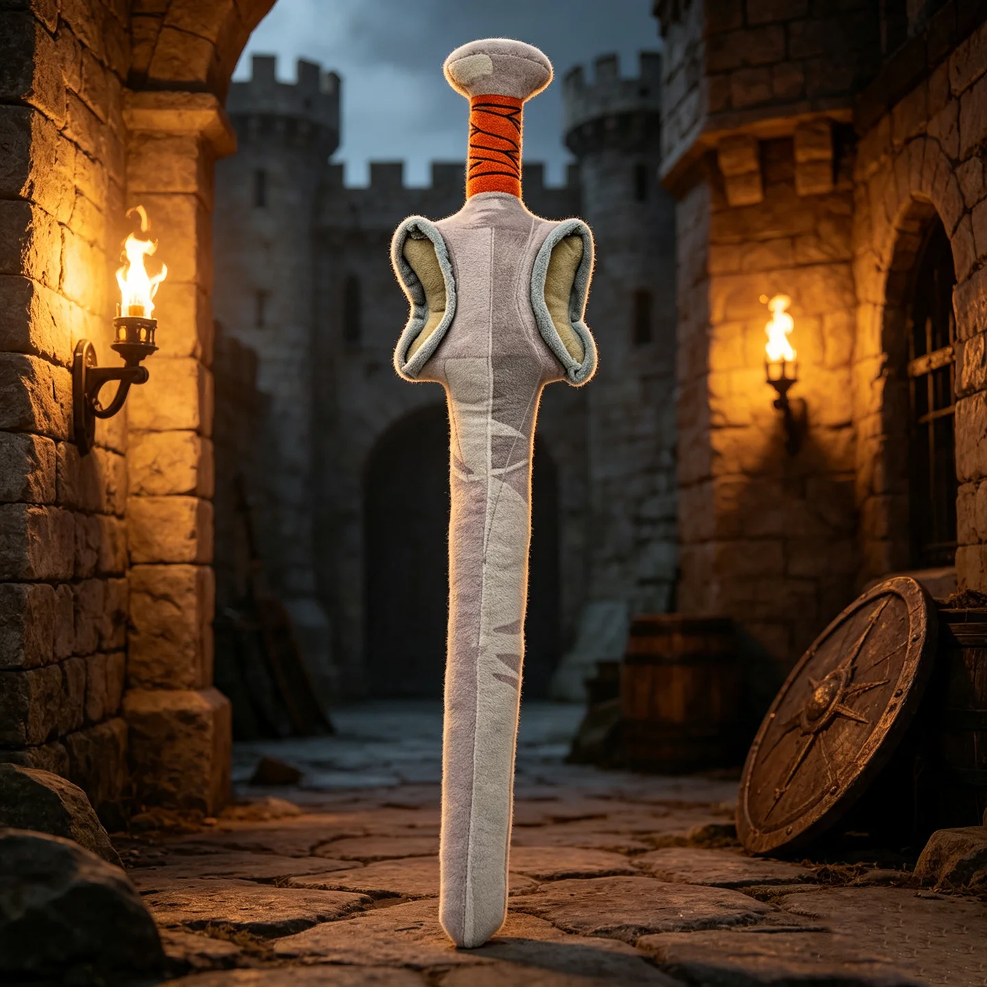 New Sword Plush Doll Cartoon Prop Soft Sword Stuffed Doll Funny Photo Shooting Prop Plushie Anime Fans Birthday Gifts