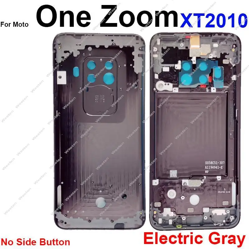 Middle Frame Housing For Motorola Moto One Fusion Plus One Vision One Action One Hyper One Zoom Middle LCD Frame Cover Parts