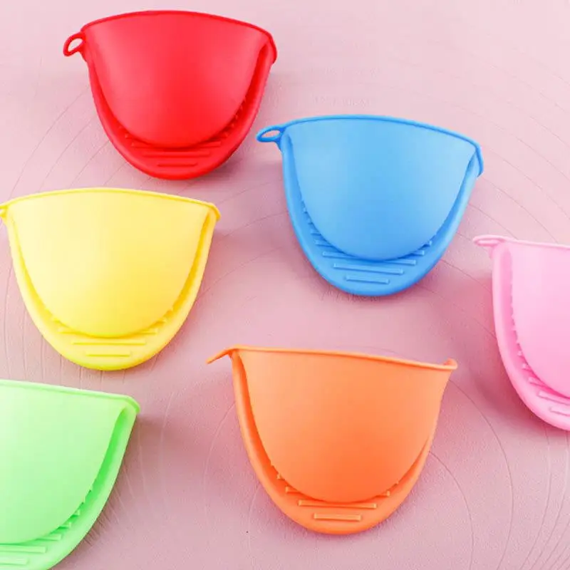 

High-Temperature Resistant Silicone Double-Ear Pot Holder Covers Ster Pot Handle Gloves Ear Protection Cooking Tools