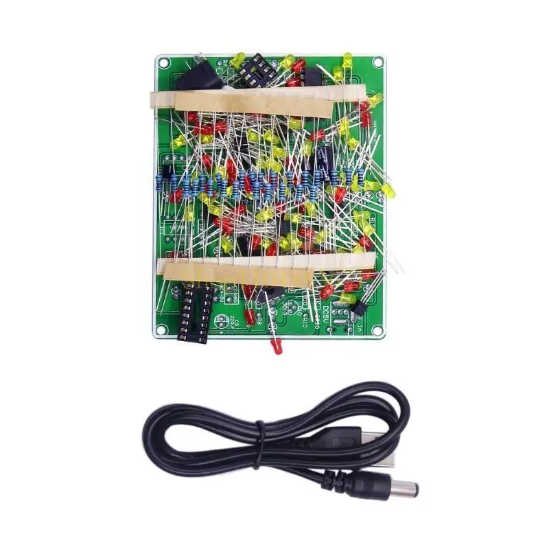 베스트셀러 CD4017 + NE555 플래시 라이트 폭발 플래시 LED 스위트 스위트 셀프 DIY 전자