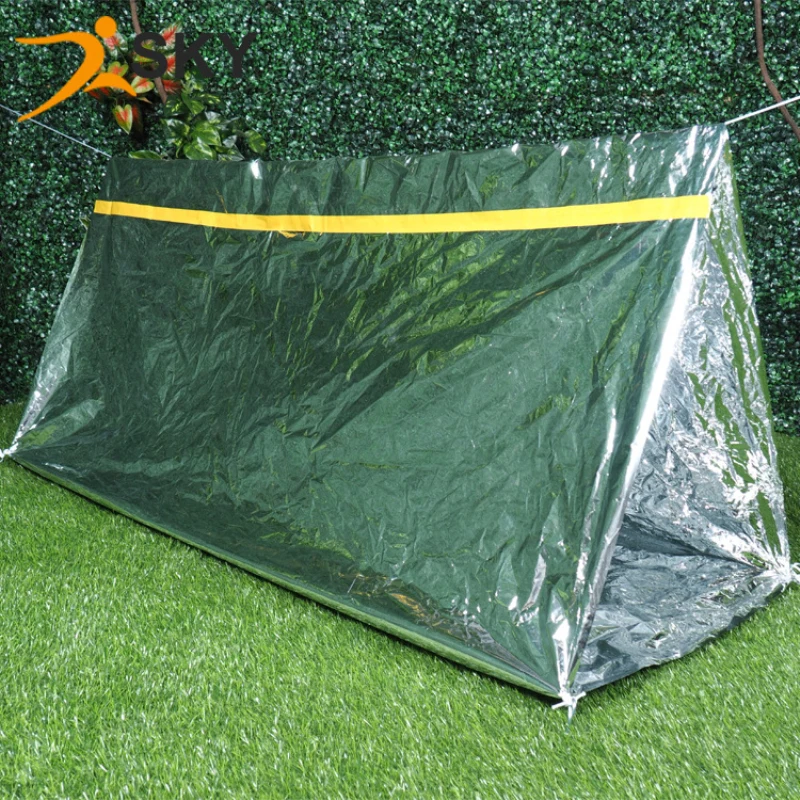 Emergency Shelter Waterproof Thermal Blanket Rescue Survival Kit Sleeping Bag Survival Tube Emergency Tent Camping & Hiking