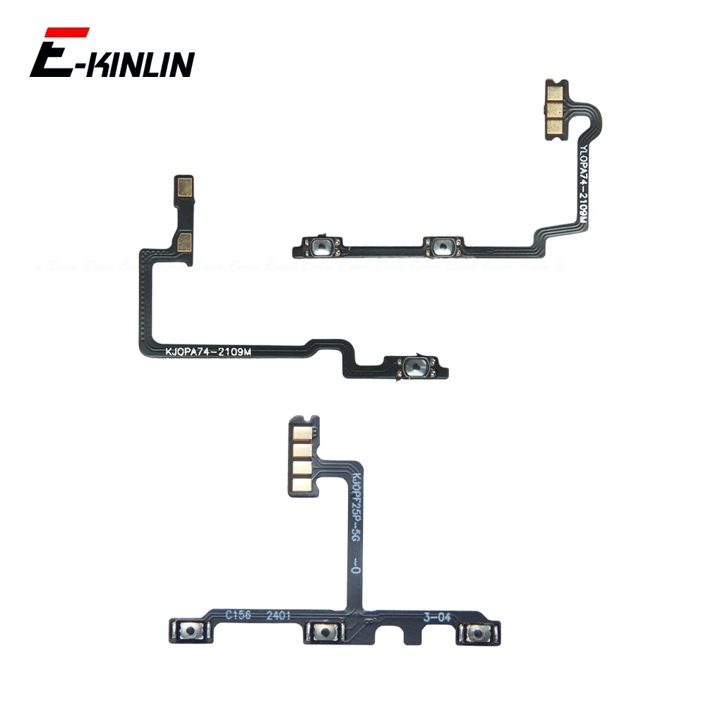 

Mute Switch Power Key Ribbon Parts For OPPO F19 F21 F21s F23 F25 F27 Pro Plus 4G 5G ON OFF Volume Button Control Flex Cable