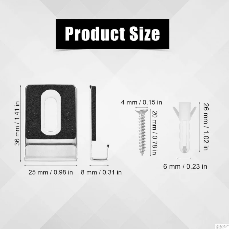 4Pcs Stainless Steel Mirror Holders for Wall Mounting Mirror Brackets lips for Cabinet Door Frameless Mirror Billboard