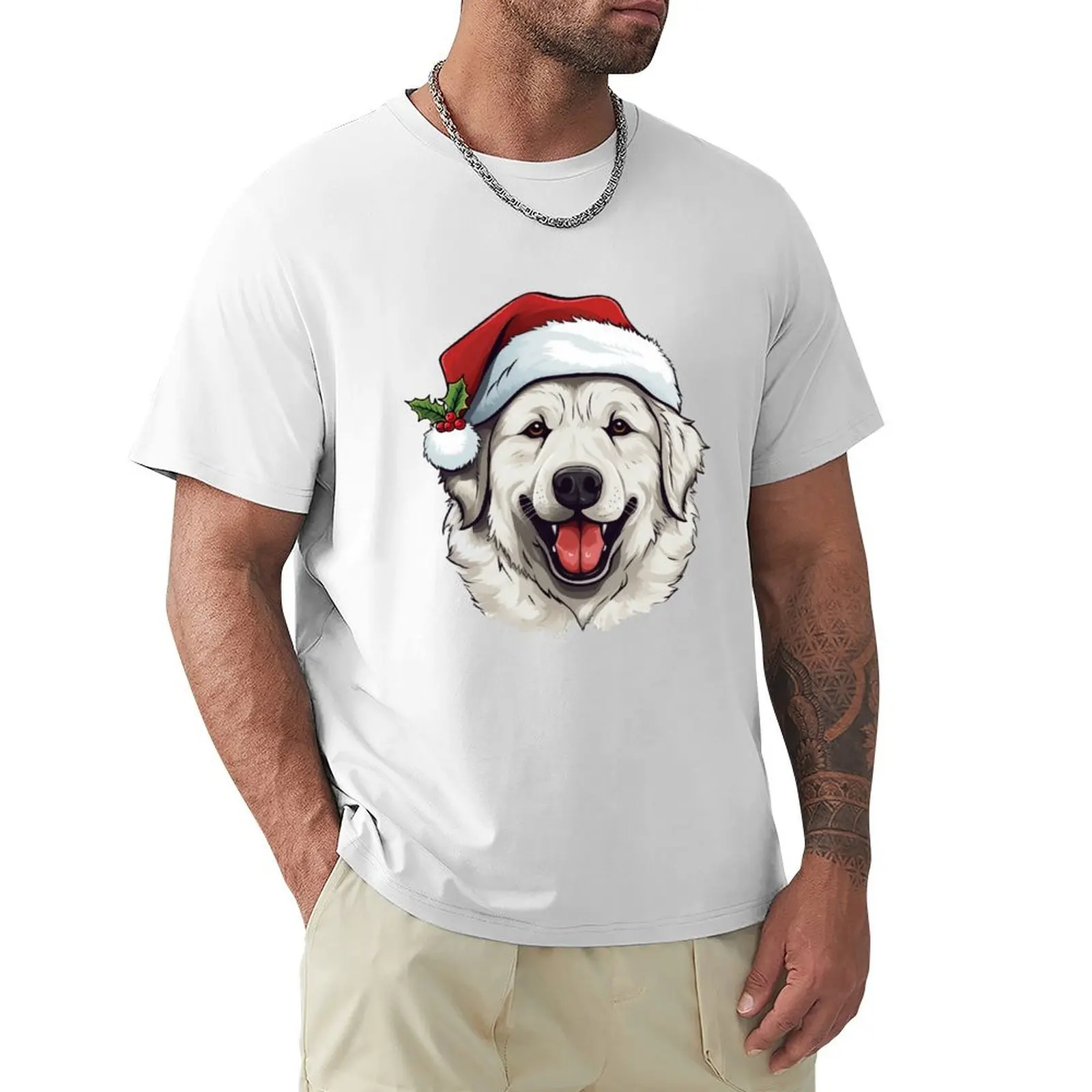 Christmas Maremma Dog T-Shirt sports fans customs design your own quick-drying men graphic t shirts