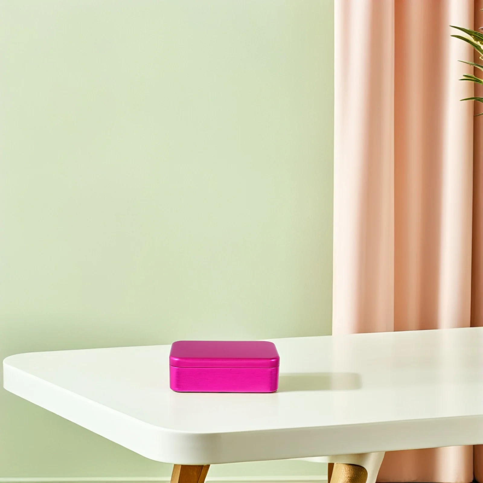 

5pcs Square Brushed Tin Box Rectangular Metal Storage Containers For Jewelry Coins Candy Pills Crafts Tea Canisters Cookie Tin