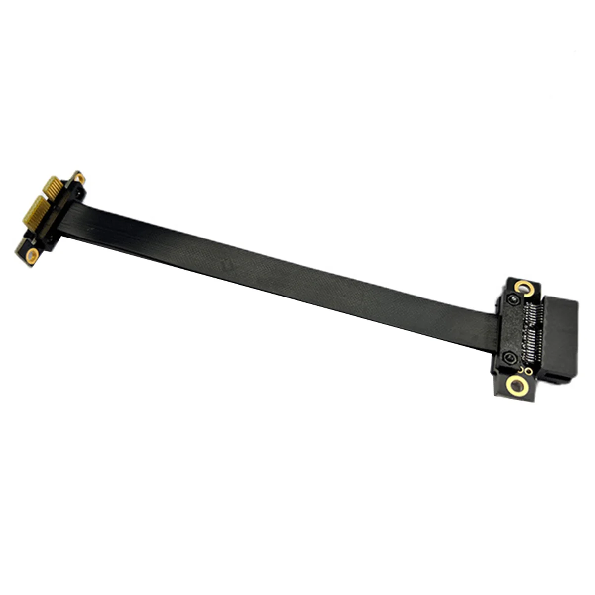 PCI-E 3.0 1X kartu grafis kecepatan penuh, kabel ekstensi mendukung NIC Sound Card multifungsi, kartu USB nyaman, 180 °