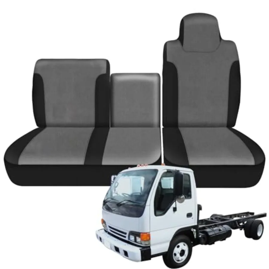 

Truck Seat Cover Compatible with Isuzu NPR Front 40/60 Split Bench Seat Cover