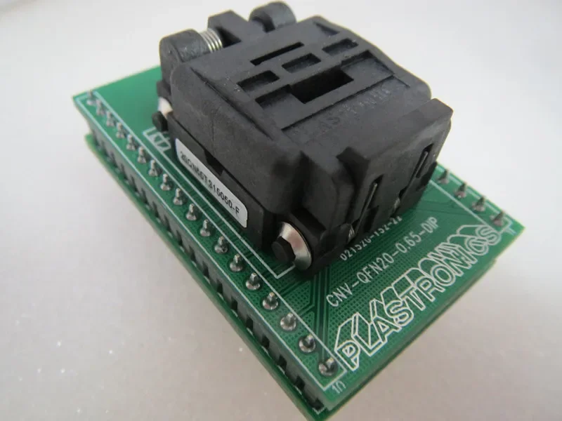 QFN20/DIP MLF20 5X5X0.65MM Burn-in Socket gold plating IC testing seat Test Socket test bench