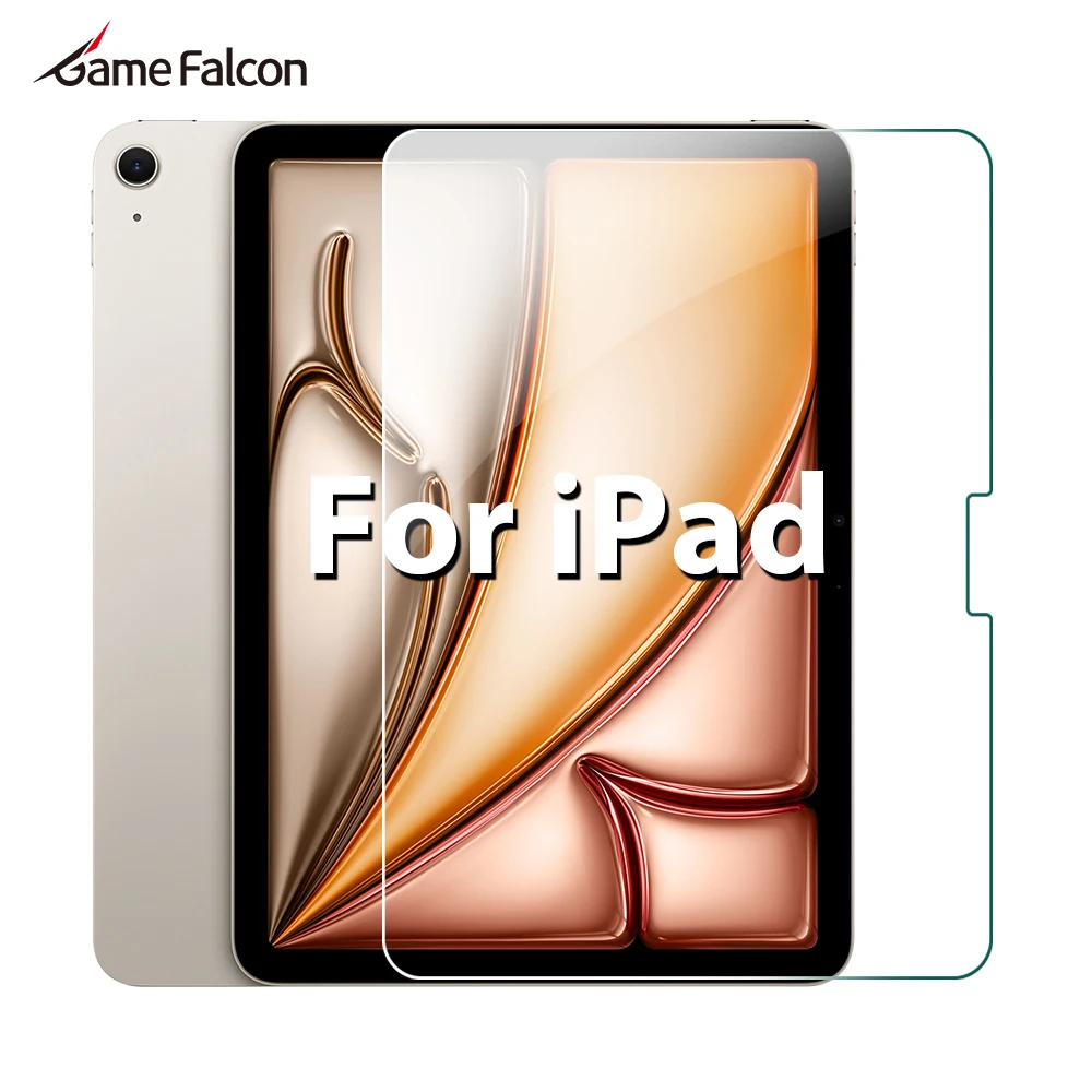 Protection d'écran en verre trempé pour iPad A16 Pro 13 M5 M4 12.9 10 9 9ème 10ème génération, pour iPad Air 11 M2 M3 5 4 Mini 6 7 Film