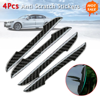 4pcs Car Door strips Anti Scratch Sticker Carbon Fiber Edge Protective Strips Side Doors Moldings Scuff trim Stickers for BMW