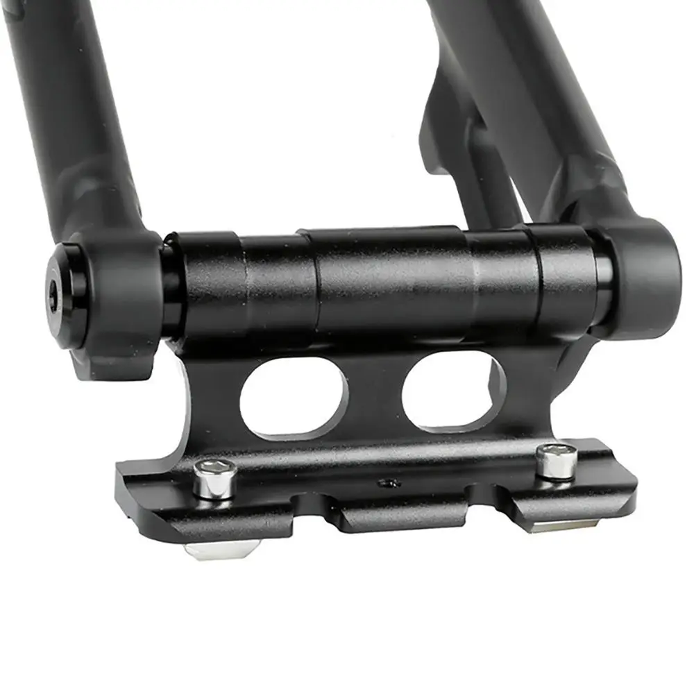 Universal Bike Fork Carrier For Car Roof Quick Release Thru Axle Mount Aluminum Alloy Sturdy Fixation Tool