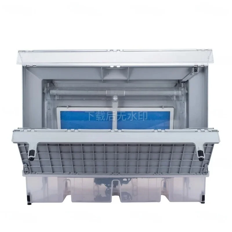 Upgraded Water Curtain Airbrush Spray Booth with Filter and 3 LED Lights Ideal for Model Making and Craft Hobbies