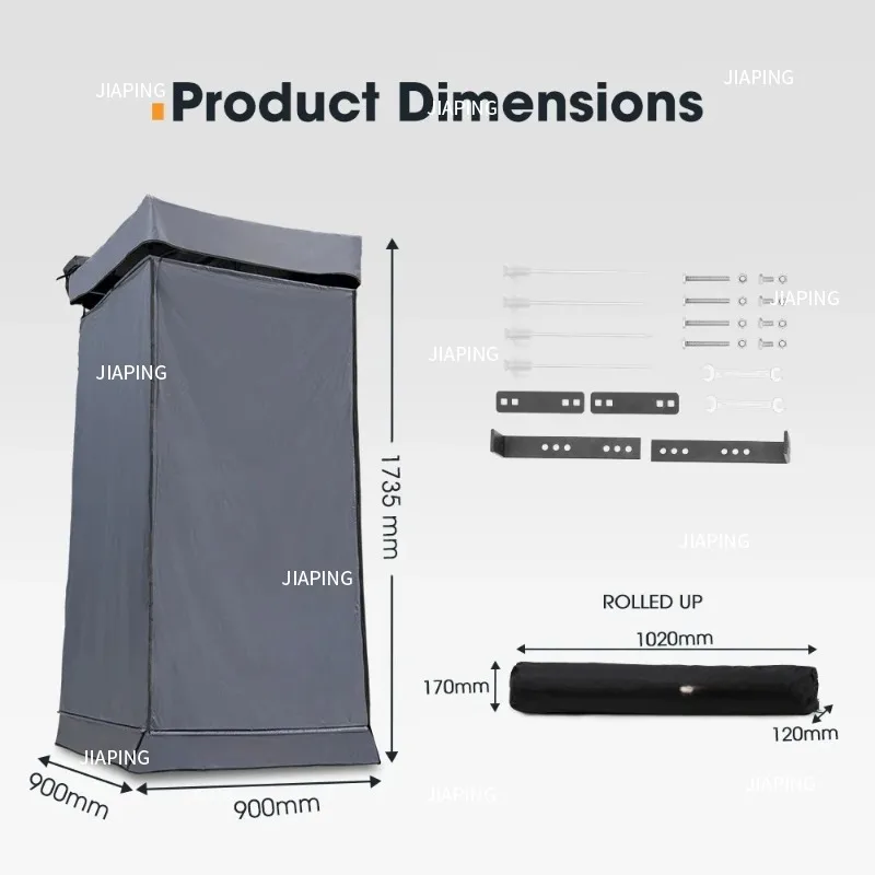 مناسبة للاستحمام والمراحيض المحمول المثبت على السيارة