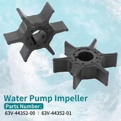 Impulsor da bomba de água para Yamaha, motores de popa, 8HP, 9.9HP, 15HP, 20HP, Sierra 18-3040, 63V-44352-00-00 63V-44352-01-00, 2 pacotes