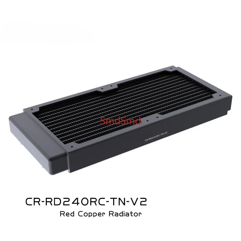 CR-RD240RC-TN-V2 240mm Radiator Water Cooler Row Copper G1/4 PC Cooling for 120mm Fan 12cm 30MM Thickness
