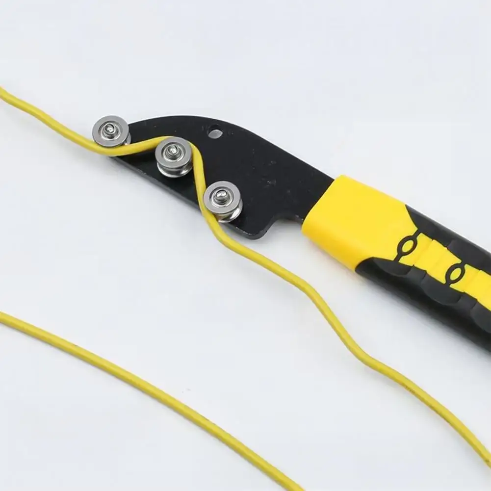 Cable Straightening Tool Wire Straightener Tool Adjustable Metal Wire Wrapping Device Portable Electrical Box for Aluminum