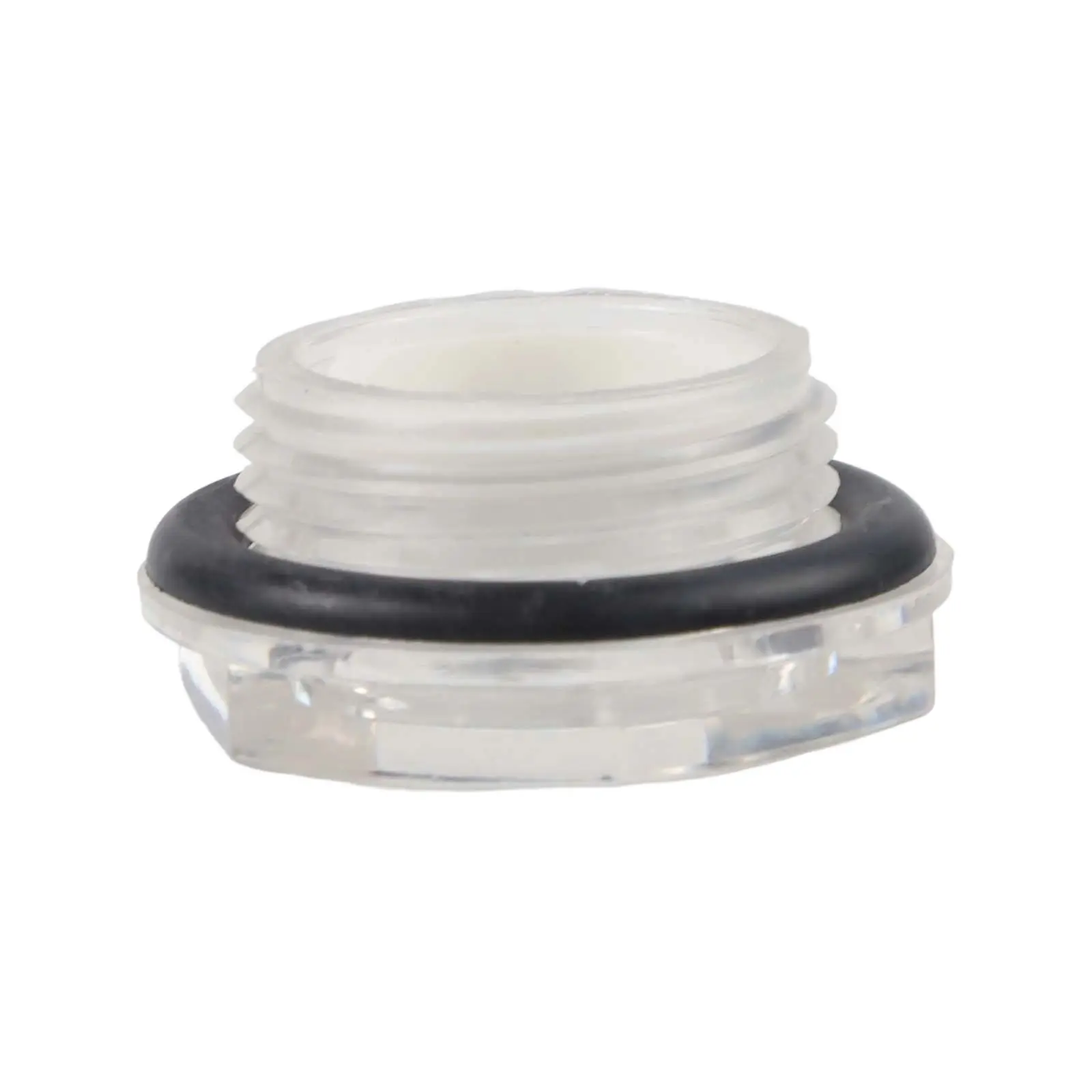 Transparent Plastic Oil Face Mirror for Air Compressor with Clear Plastic Oil Sight Glass and for durable Oil Face Mirror
