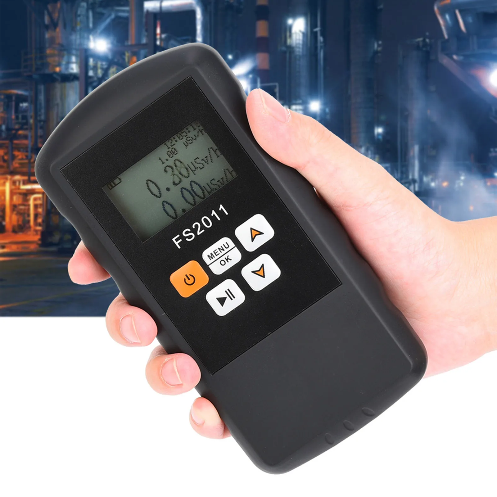 

Radiation Survey Meter Radiation Survey Meter β γ χ Ray Gamma Nuclear Radiation Detector Dosimeter Radioactive Alarm