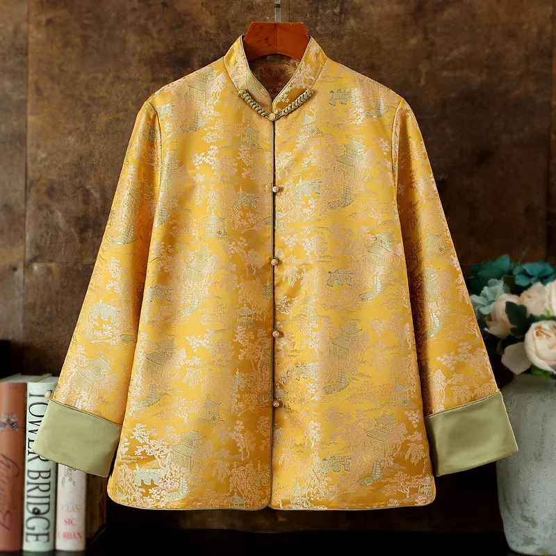 New Year Chinese Clothting TangSuit Traditional Coat