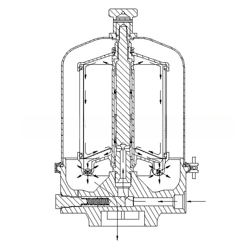 Centrifugal filter series can be cleaned