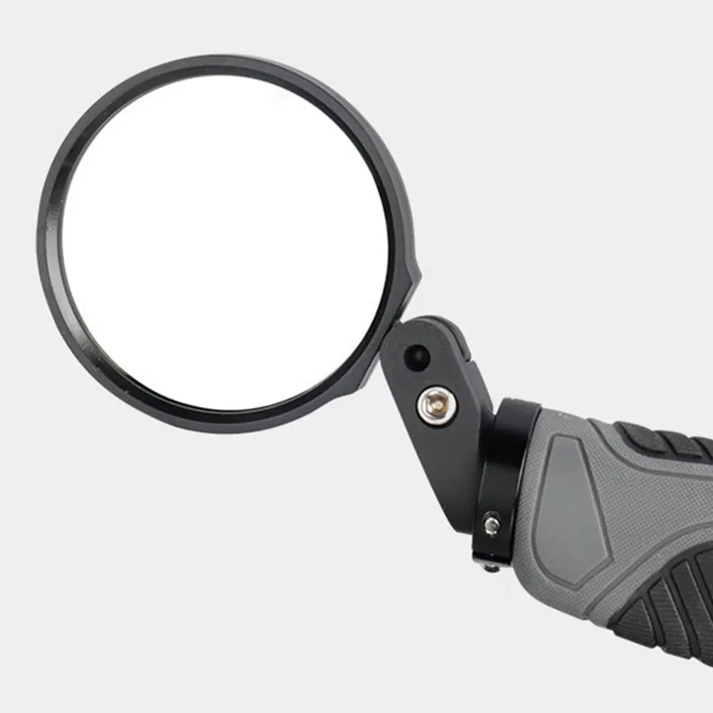 

1pc Bike Rearview Mirror 16-22mm Black Handlebar Mirrors Adjustable Convex Glass 360 Degree Rotation For Cycling Mountain Bikes