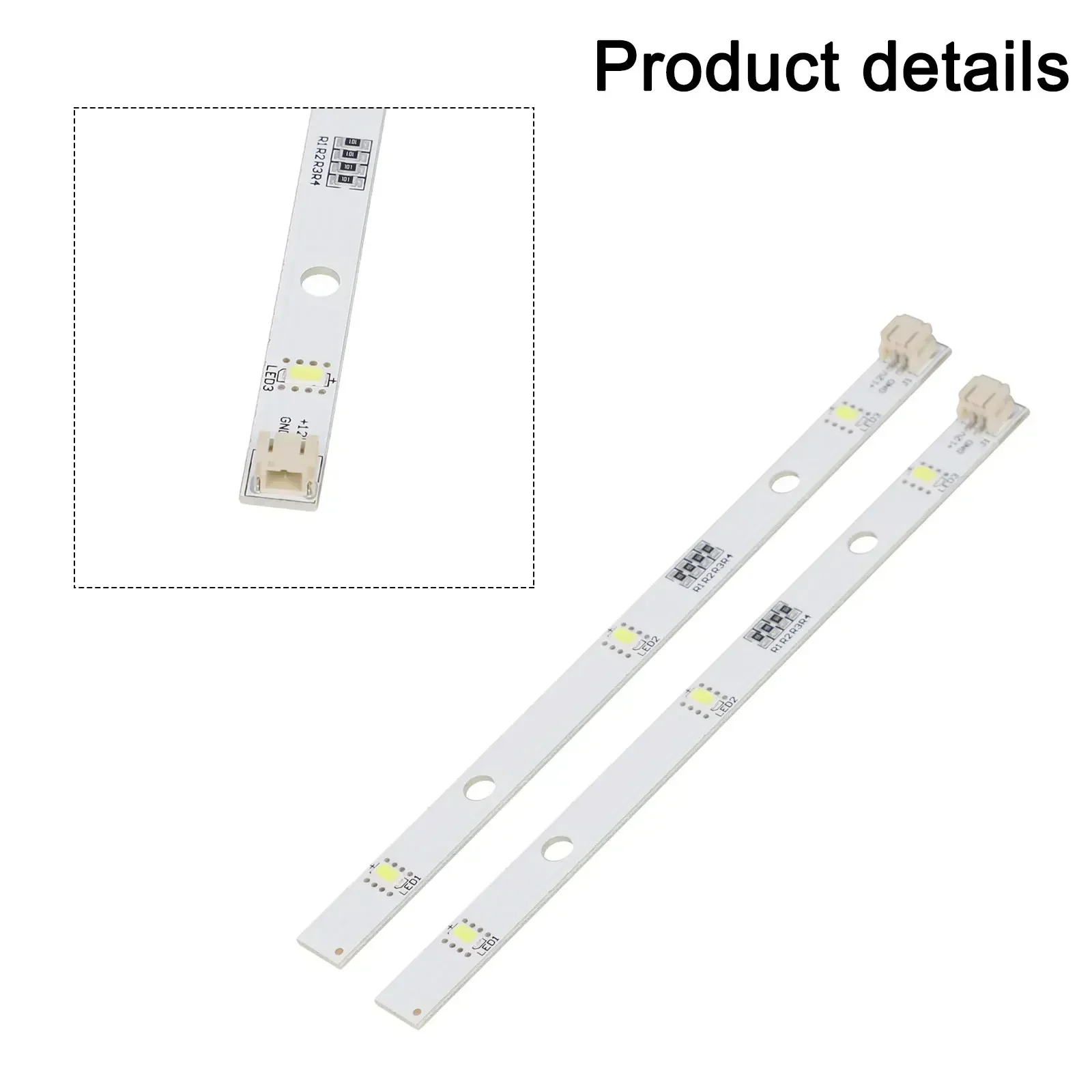 Bright LED Light Strip For Rongsheng Refrigerators Model E349766 MDDZ162A 1629348 Dual Pack Efficient Lighting