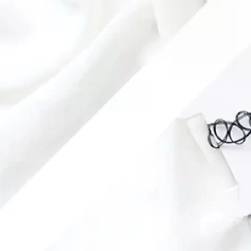 Fashion Choker Necklace Black Clavicle Tattoo Chain Star Pendant Woman Girl Collar Party Jewelry Neck Pendant Necklace