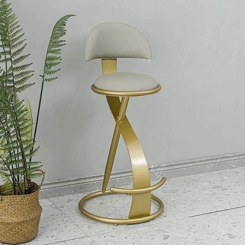 

Metal Modern Bar Stools Ergonomic Comfortable With Back Restaurant Designer Bar Chairs Kitchen Taburete Alto Trendy Furniture