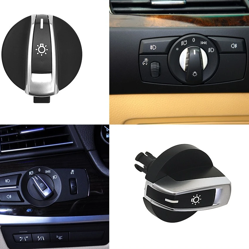 Car Headlight Switch Button Light Control Panel Fog Light Switch For BMW 5 6 7 Series X3 X4 For BMW F02 F10 F18 F07 F06 F25 F26