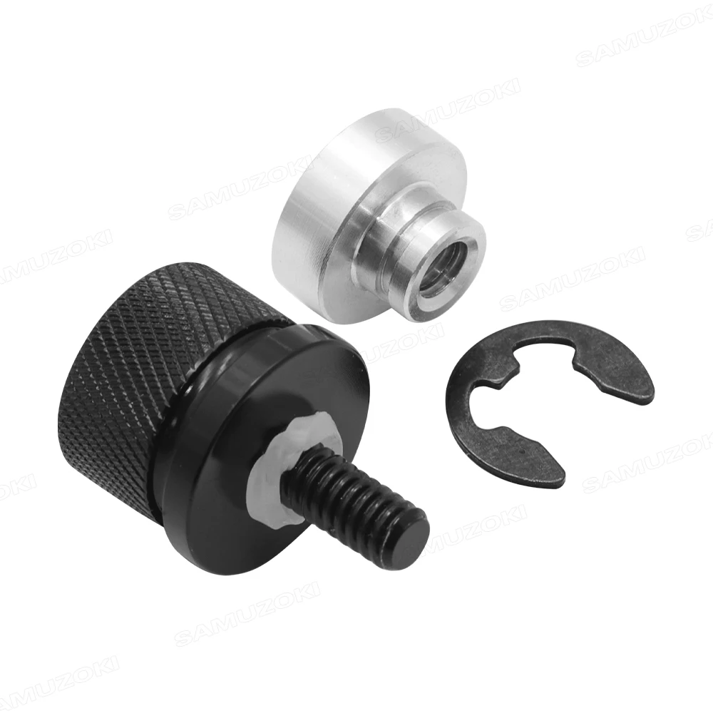 Billet Aluminum Rear Fender Seat Bolt Screw Nut Tab Cover For Harley XL Dyna Softail Touring Models 96-Later Universal Parts