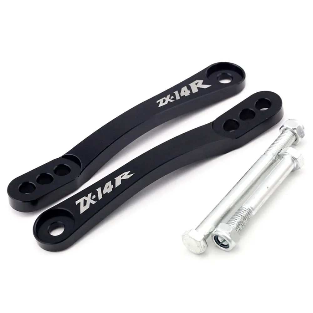

For KAWASAKI ZX-14R NINJA ZZR 1400 2006-2020 Rear Suspension Lowering Links Kit Drop Link Absorber Lowering Dct