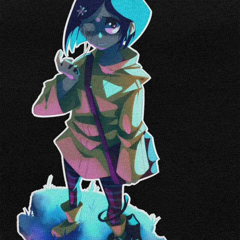 مخصص الرجال كورالاين فيلم الحركة تي شيرت قصير الأكمام القطن بلايز الشارع الشهير تي شيرت الترفيه المحملة فضفاضة تناسب الملابس #4