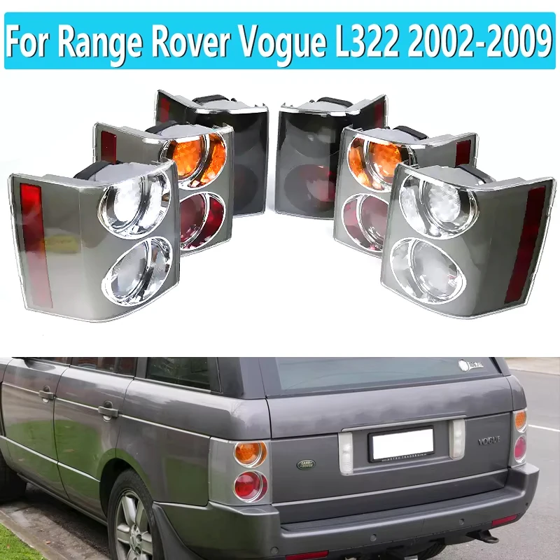 Luz trasera de freno para coche, lámpara de señal para Range Rover Vogue L322, 2002, 2004, 2005, 2006, 2007, 2008, 2009, XFB500262LPO