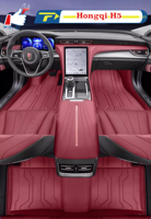 Left-hand Drive Car Floor Mat For Hongqi H5 2024 Full-Surround Foot Mat Mat Floor Liner Floor Carpet Water-proof Mat