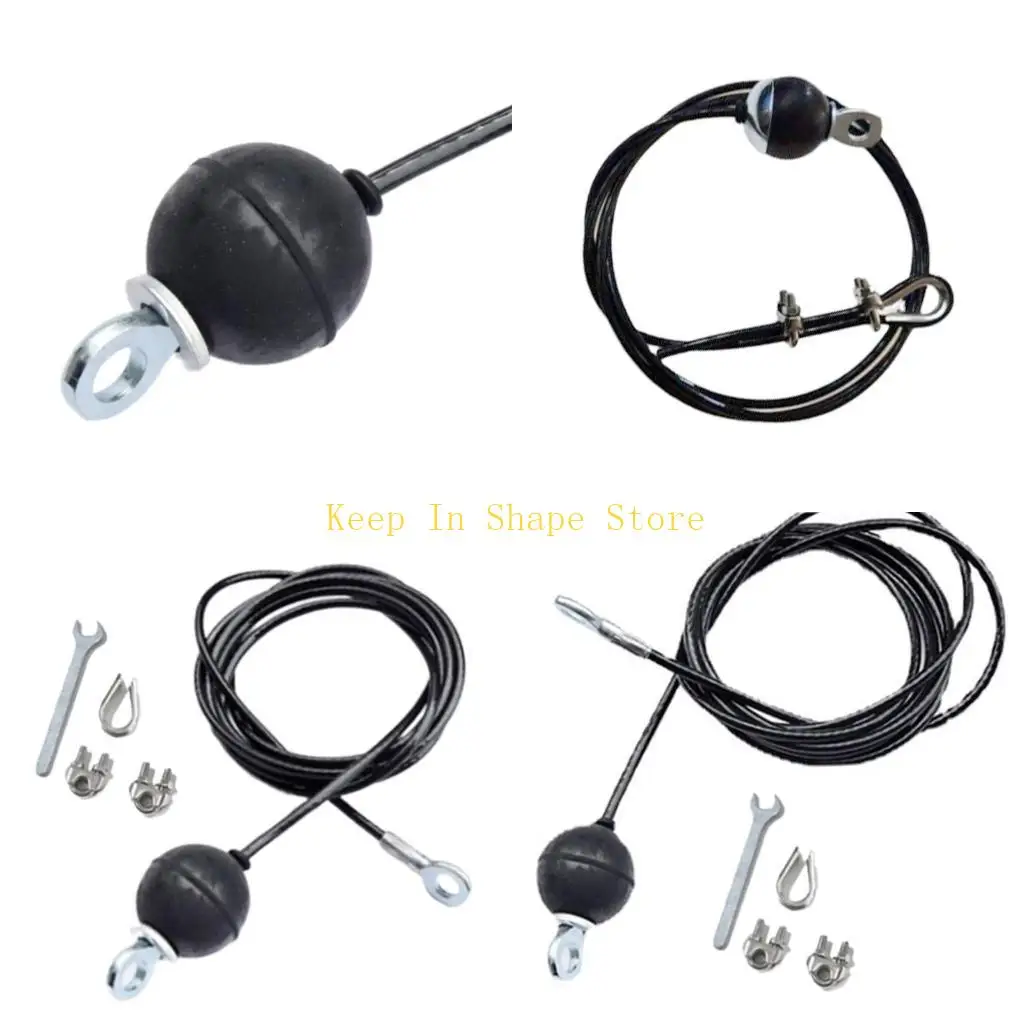 U1JC Heavy Duty Steel Cable Pulley Cable System for Fitness Gym Replacement Cable Set