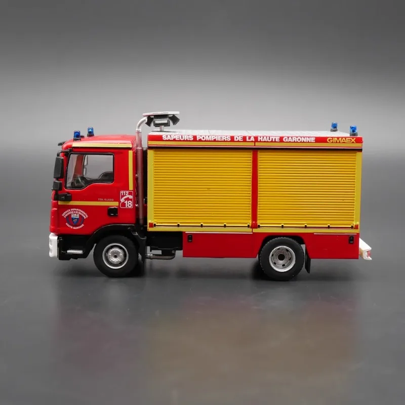 IXO Diecast 1/43 Scale MAN TGL Alloy Model Cars MAN TGL 43 Truck Fire Engine Play Vehicles Toys for Boys Gift Original Box