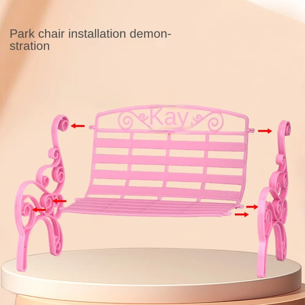 

Leisure Folding Chair Model Miniature Scene Model Dollhouse Leisure Chair Plastic Simulation Dollhouse Furniture Model Chair