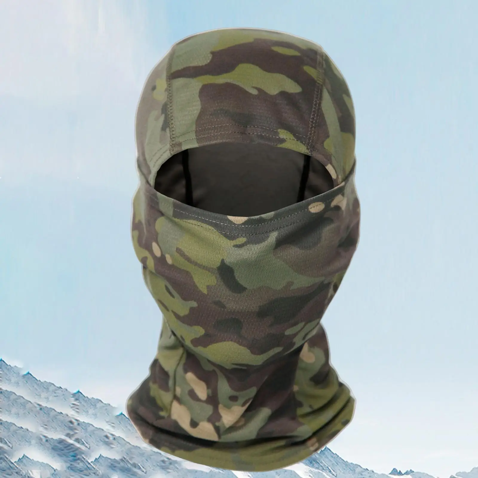 Balaclava respirável máscara de esqui térmica pescoço capa facial à prova de vento para motocicleta ciclismo snowboard uso inverno