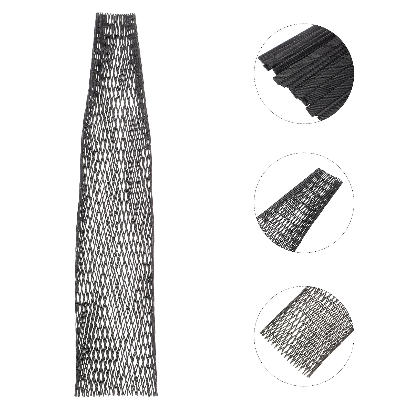 

100pcs Black Flower Rose Flower Net Cover Net Cover Mesh Sleeve for Roses Chrysanthemums Protective Bud Package Garden Use