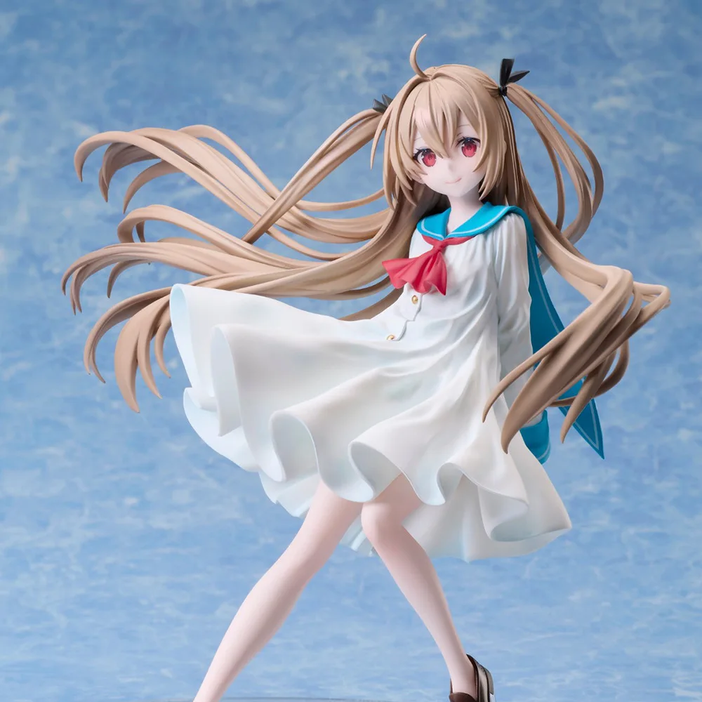 20cm ATRI -My Dear Moments ATRI White Dress Beautiful Girl Anime Handmade Action Figures Desktop Case Decoration Ornament Gift