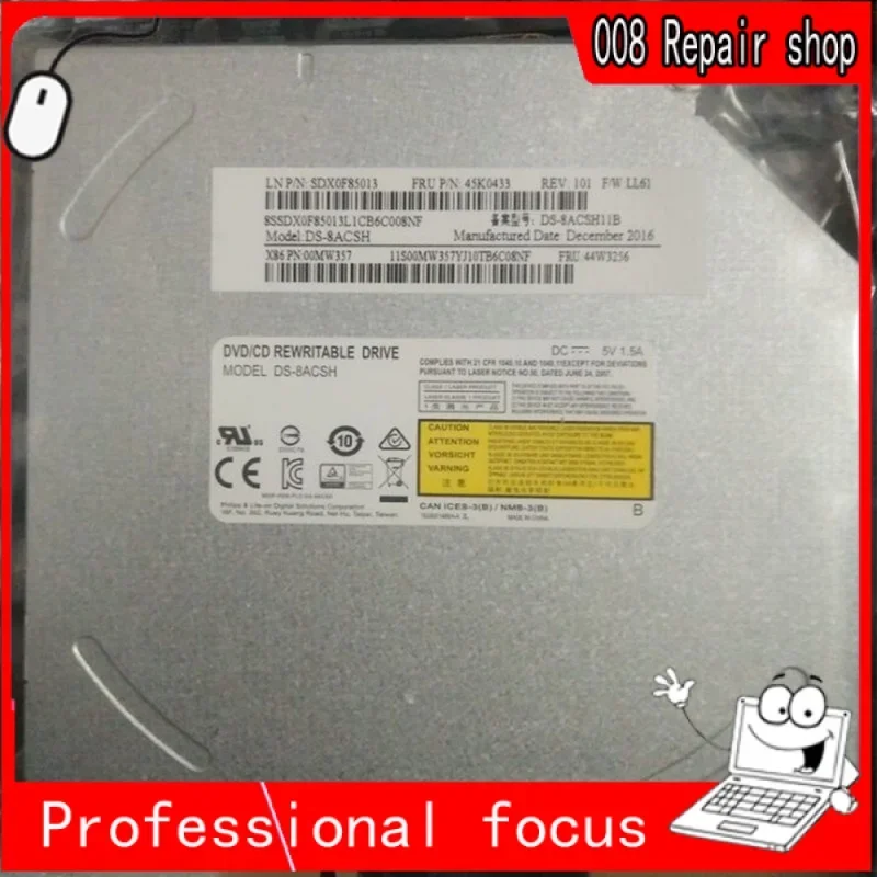 New original notebook built-in DVD burn CD drive model: DS-8ACSH for all brands of notebooks