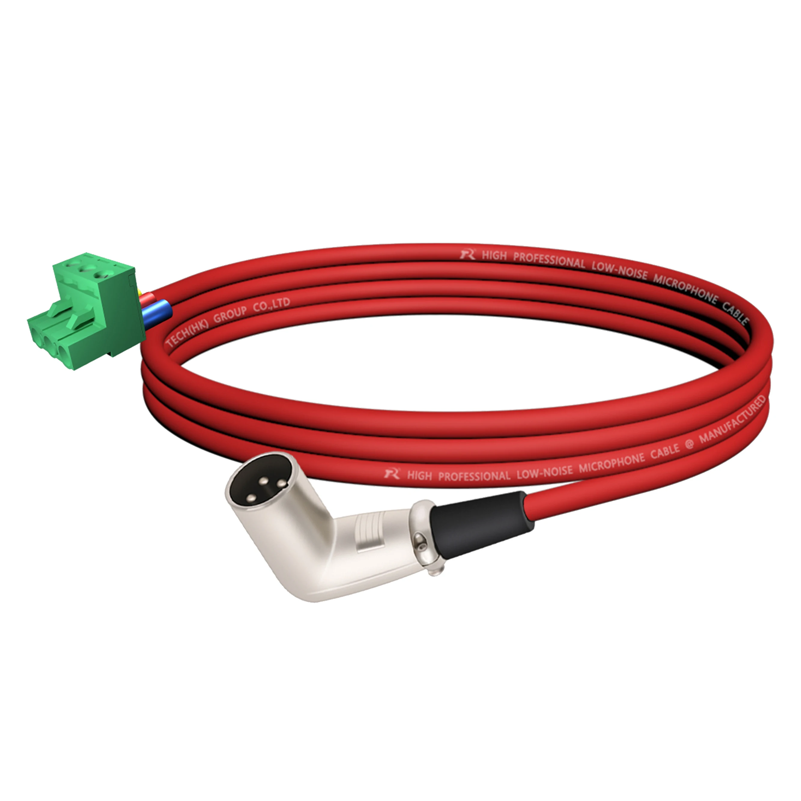 PHX zu XLR Kabel, PHX3M/2EDG-5.08 3-poliger Steckbarer Schraubklemmenblock zu XLR M/F Winkeladapterkabel, L-förmiger XLR-Steckverbinder – Detail 18