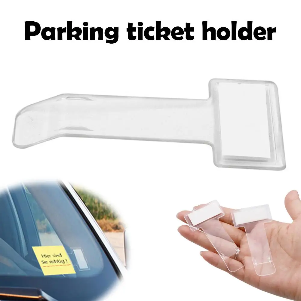Car Parking Ticket Clip Windscreen Card Bill Holder Mount Fastener Organizer Car Styling Windshield Stickers Home Office