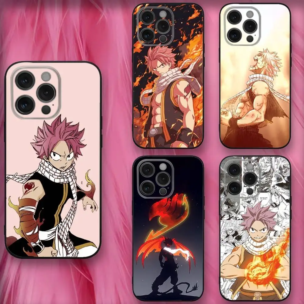 

Anime N-Natsus D-Dragneels Phone Case For iPhone 16,se4,15,14,13,12,11,Pro,X,XS,Max,XR,Plus,Mini Soft Black Cover
