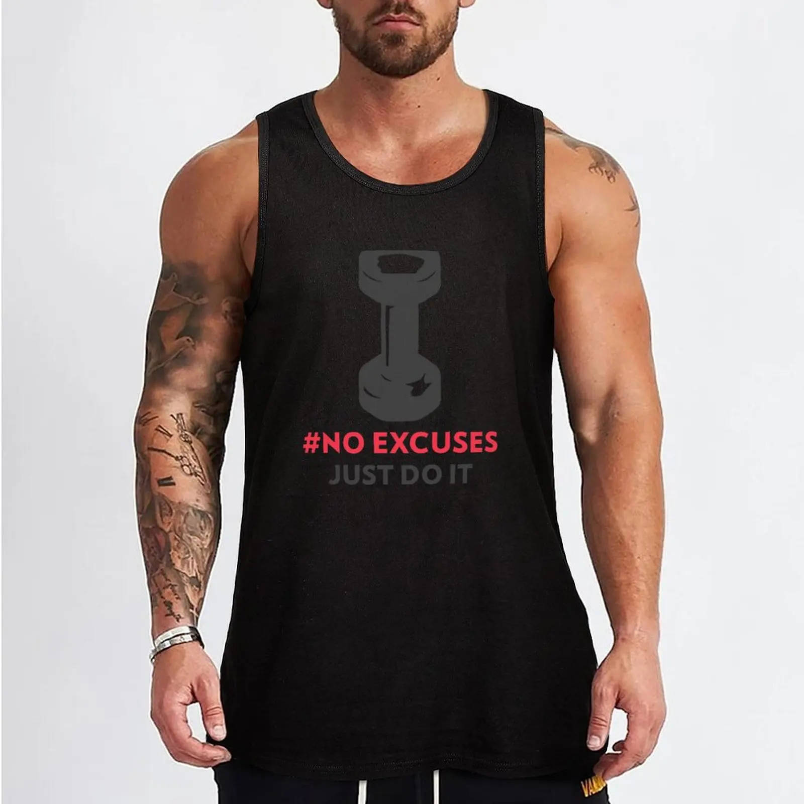 No Excuses Tank Top Men's clothing brands Vest for boy